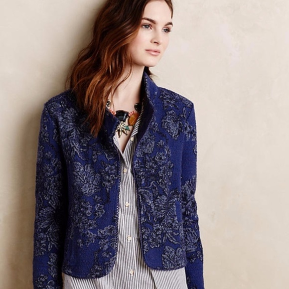 Anthropologi Nightshade Jacquard Jacket - Picture 1 of 5